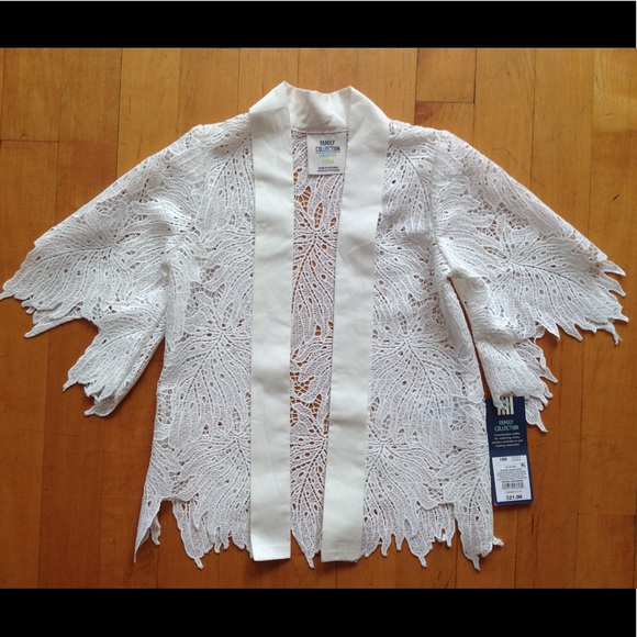 OshKosh Girls White 18 Month Embroidered Blazer NWT - Picture 5 of 14